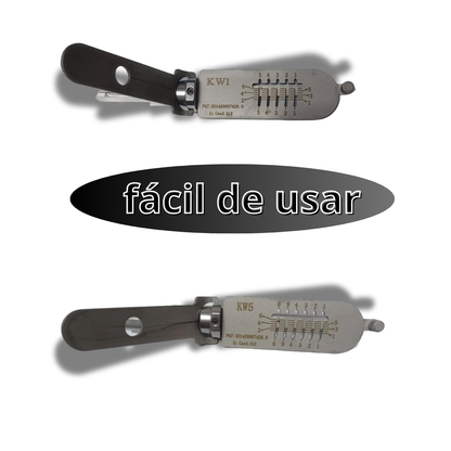 JACSKER KeyMaster KW1 Ganzúa Profesional 2 en 1